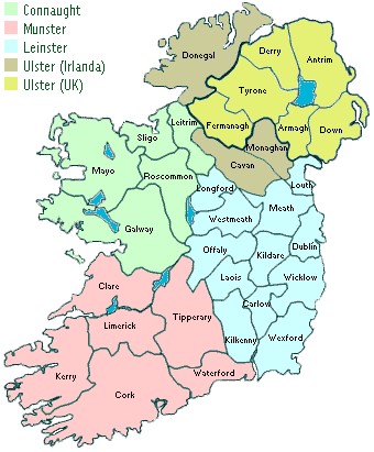 provincias de irlanda